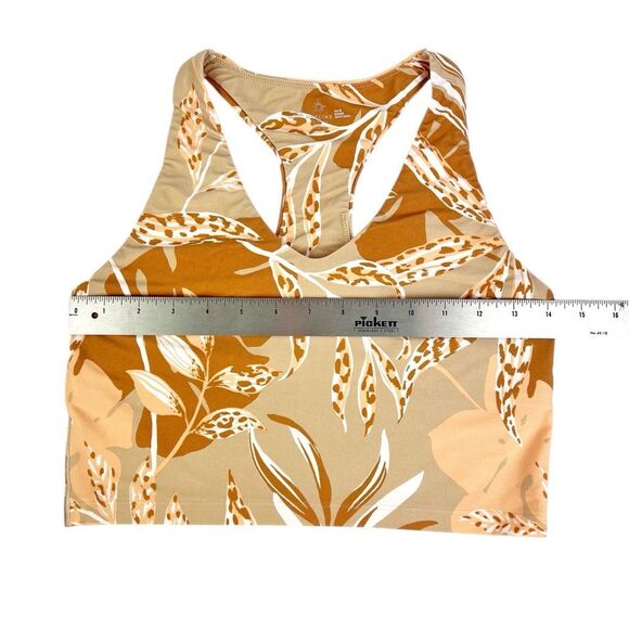 Aerie Offline Real Me Recharge Least Support Tan Crop Top Large - Picture 4 of 8